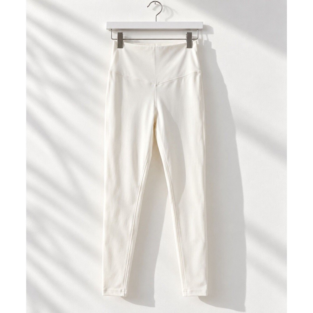 SHEIN Women's White High Waisted Leggings Size XS Stretch Yoga Athletic Pants